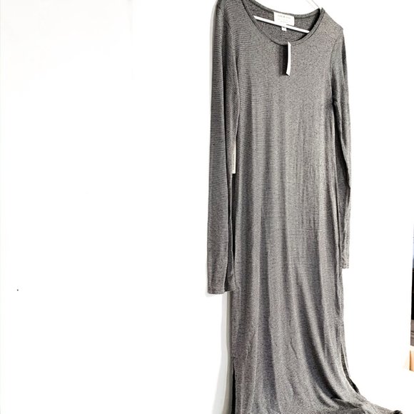 NWT anthropologie cloth & stone striped tee dress S - Picture 3 of 6